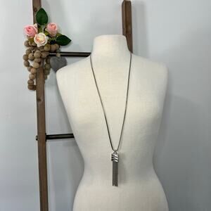 White House Black Market Silver Plated Fashion Necklace